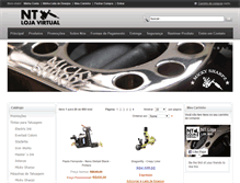 Tablet Screenshot of ntlojavirtual.com.br